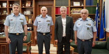 Συνάντηση του Περιφερειάρχη Κρήτης  με τον Γενικό Επιθεωρητή Αστυνομίας Νοτίου Ελλάδας