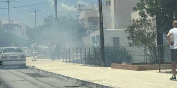 Φωτιά σε οικόπεδο στον Άγιο Νικόλαο