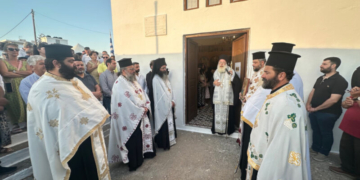 Ο Αρχιερατικός Εσπερινός της εορτής του Αγίου Πνεύματος στον φερώνυμο Ιερό Ναό της Ιεράπετρας