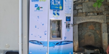 Τοποθέτηση δύο Water Kiosks για παροχή πόσιμου νερού στο Οροπέδιο Λασιθίου