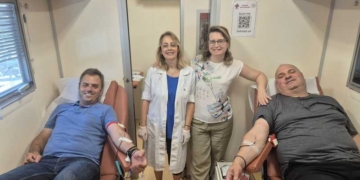 Εθελοντική αιμοδοσία από την Ένωση Αστυνομικών Υπαλλήλων Λασιθίου
