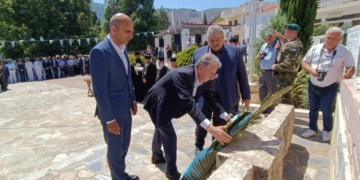 Στ. Αρναουτάκης: «Οι ήρωες της Καντάνου πέρασαν στο Πάνθεον με μια περήφανη θυσία»