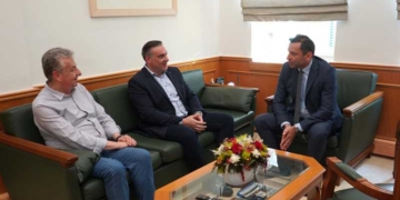 Συνάντηση του Περιφερειάρχη Κρήτης με τον Υποδιοικητή της Εθνικής Αρχής Κυβερνοασφάλειας