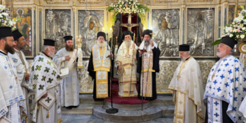 Ο Σεβ. Μητροπολίτης Ιεραπύτνης και Σητείας κ. Κύριλλος στο τρίμηνο μνημόσυνο του μακαριστού Μητροπολίτου Κυδωνίας και Αποκορώνου κυρού Δαμασκηνού στα Χανιά