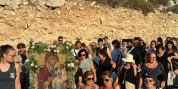 Μεταφορά της Ιεράς Εικόνας της Παναγίας της Φανερωμένης Σητείας στην ομώνυμη Ιερά Μονή στον Τράχηλα