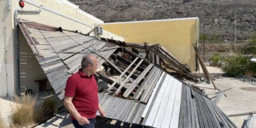 Καταστροφές από τους θυελλώδεις ανέμους