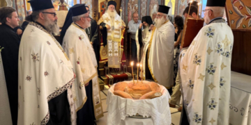Ο Μέγας Αρχιερατικός Εσπερινός στον πανηγυρίζοντα Ιερό Ενοριακό Ναό Μεταμορφώσεως του Σωτήρος Ιεράπετρας