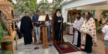Ο Μέγας Παρακλητικός Κανόνας στην πάλαι ποτέ διαλάμψασα Ιερά Μονή Παναγίας Φανερωμένης «Τράχηλα» Σητείας