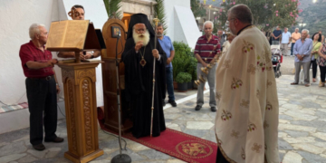 O Mεγάλος Παρακλητικός Κανόνας της Υπεραγίας Θεοτόκου στην Παναγία Γαλακτοκτισμένη Ρίζας της Ενορίας Σκορδύλλου Σητείας