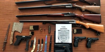 Συνελήφθησαν στο δήμο Αγ. Νικολάου για παράβαση της νομοθεσίας περί όπλων και παραμέλησης εποπτείας ανηλίκου  