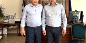 Συνάντηση Αντιπεριφερειάρχη Λασιθίου  με τον Δήμαρχο Οροπεδίου Λασιθίου