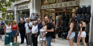 Περιοδεία κλιμάκιου του ΚΚΕ στον Άγιο Νικόλαο