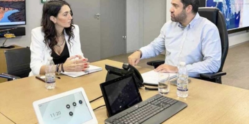 Συνάντηση της Κατ. Σπυριδάκη με τον Υπουργό  Κλιματικής Κρίσης και Πολιτικής Προστασίας
