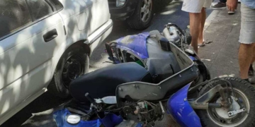 Τροχαίο ατύχημα στον Άγιο Νικόλαο