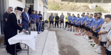 Παρουσία του Δημάρχου ο αγιασμός του Α.Ο. της  ΝΙΚΗΣ ΣΗΤΕΙΑΣ
