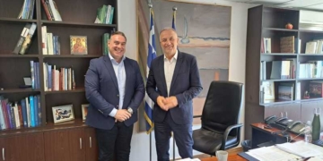 Συνάντηση Αντιπεριφερειάρχη Γ. Ματαλλιωτάκη  με τον Υφυπουργό Ανάπτυξης Σ. Καλαφάτη