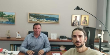 Συνάντηση με το νέο Καλλιτεχνικό Διευθυντή του ΔΗΠΕΘΕ Κρήτης είχε ο Δήμαρχος Αγίου Νικολάου