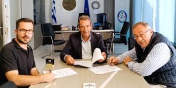 Υπογραφή σύμβασης για την αποκατάσταση ζημιών σε δίκτυα και υποδομές στον Δήμο Χερσονήσου