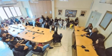 Επίσκεψη μαθητών στο Δημοτικό Κατάστημα του Δήμου Οροπεδίου Λασιθίου