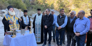 Αγιασμός και εγκαίνια της νέας εφεδρικής γεώτρησης του Τ.Ο.Ε.Β. Ιεράπετρας
