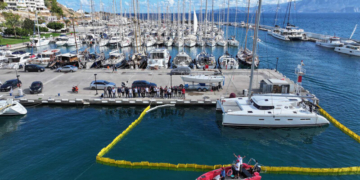 Άσκηση αντιμετώπισης Ρύπανσης εντός της Μαρίνας