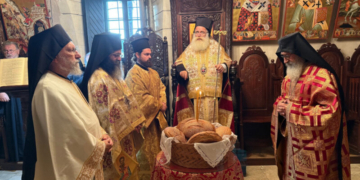 Αρχιερατική Χοροστασία στην Ιερά Σταυροπηγιακή Μονή Τοπλού Σητείας