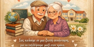 Πρόσκληση στους παππούδες και τις γιαγιάδες των μαθητών-τριών του Γυμνασίου Κριτσάς