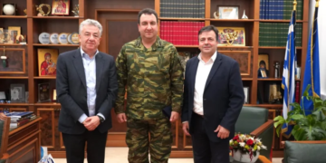 Ο νέος Διοικητής της 44ης ΣΔΙ στον Περιφερειάρχη Κρήτης