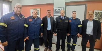 Συνάντηση Δημάρχου Αγίου Νικολάου με τον νέο Συντονιστή Επιχειρήσεων Βορείου – Νοτίου Αιγαίου και Κρήτης του Πυροσβεστικού Σώματος