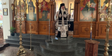 Αρχιερατική Θεία Λειτουργίας των Προηγιασμένων Δώρων στον Ιερό Καθεδρικό Ναό Αγίας Φωτεινής Ιεράπετρας