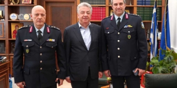Επίσκεψη του νέου Γενικού Περιφερειακού Αστυνομικού Διευθυντή Κρήτης στον Περιφερειάρχη