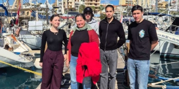 Δειγματοληψίες ΕΛ.ΚΕ.Θ.Ε. και εκπαιδευτική επίσκεψη  Γάλλων φοιτητών στη Μαρίνα Αγίου Νικολάου