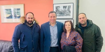 Συνάντηση Δημάρχου Αγίου Νικολάου με μέλη του Δ.Σ της Ε.Θ.Ο.Α.Ν