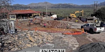 Η πορεία των εργασιών στην Πλατεία του Ψυχρού και το Δικταίο