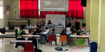 Συνεργασία της ρητορικής ομάδας του 2ου Γυμνασίου Αγίου Νικολάου με το Πρότυπο Γυμνάσιο της Ευαγγελικής Σχολής Νέας Σμύρνη