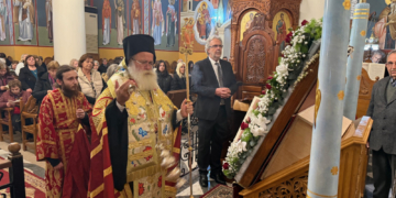 O Ακάθιστος Ύμνος προς την Υπεραγία Θεοτόκο στον Ιερό Καθεδρικό Ναό Αγίας Αικατερίνης Σητείας