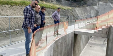 Το έργο του βιολογικού καθαρισμού στη Δ.Ε. του Μακρύ Γιαλού επισκέφθηκε ο Δήμαρχος Ιεράπετρας