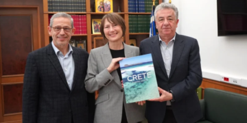 Η Πρέσβης της Φινλανδίας επισκέφθηκε τον Περιφερειάρχη Κρήτης