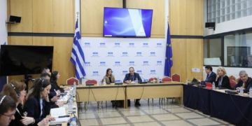 Συνάντηση Πλακιωτάκη με αντιπροσωπεία του Κοινοβουλίου της Μολδαβίας στο πλαίσιο του προγράμματος Twinning