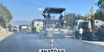 Ασφαλτόστρωση στον δρόμο Αμμουδάρας – Αγ. Νικολάου