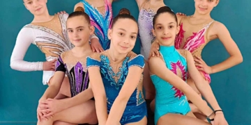 Η ομάδα «Ρυθμός» στους Προκριματικούς Αγώνες Ρυθμικής Γυμναστικής στη Λαμία