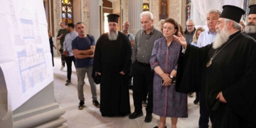 Αυτοψία και επιθεώρηση των εργασιών στον Άγιο Μηνά