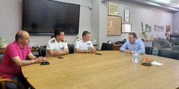 Συνάντηση του Δημάρχου Αγίου Νικολάου  με τον νέο Περιφερειακό Διοικητή του Λιμενικού Σώματος