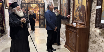 Ο Αρχηγός ΓΕΑ Αντιπτέραρχος Δημοσθένης Γρηγοριάδης επισκέπτηκε την Ιερά Μονή Τοπλού