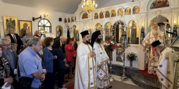 Με λαμπρότητα η εορτή της Αναλήψεως του Κυρίου και η μνήμη των Αγίων Κωνσταντίνου και Ελένης στο φερώνυμο πανηγυρίζoν Ιερό Προσκύνημα της Σητείας