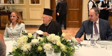 Ο Ι. Πλακιωτάκης υποδέχτηκε τον Οικουμενικό Πατριάρχη Βαρθολομαίο