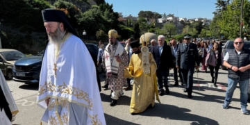 Στις εκδηλώσεις της επετείου Ανακομιδής των Ιερών Λειψάνων του Αγίου Μύρωνα ο Δήμαρχος Ηρακλείου