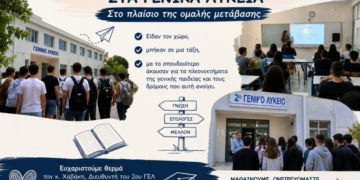 Επίσκεψη Γυμνασίου Κριτσάς στα Γενικά Λύκεια στο πλαίσιο της ομαλής μετάβασης