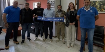 Σε θετικό κλίμα η συνάντηση Δήμου Αγίου Νικολάου – ΑΟΑΝ για τη νέα αγωνιστική περίοδο