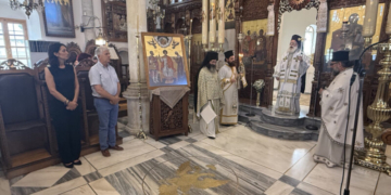Αρχιερατική Θεία Λειτουργία στον Ιερό Μητροπολιτικό Ναό Αγίου Γεωργίου Ιεράπετρας και ετήσιο μνημόσυνο